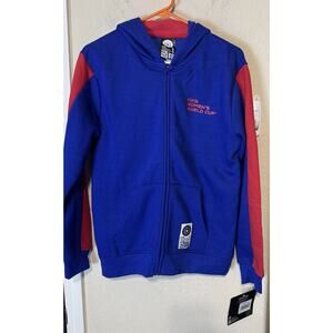 NWT Official 2023 FIFA Women's Sweatshirt France Full Zip Hoodie Sz L New